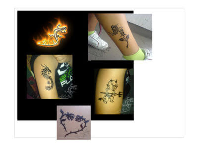 wzory tatuazy henna